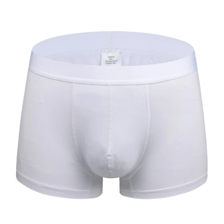 New design ball hammock short boxer hot selling male boxers manufacture white color custom fashion men's underwear